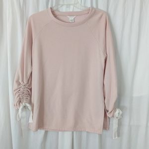 Caslon soft pink sweatshirt. Size XS